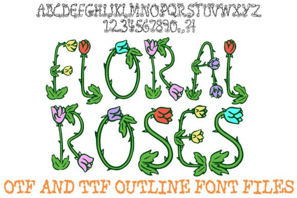 Bring Your Handmade Products to Life with Floral Roses Font