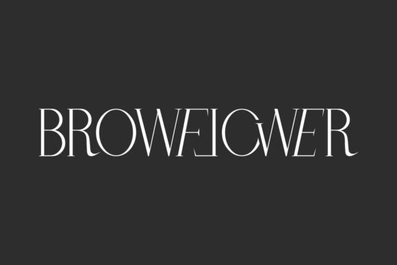 Browflower Font: A Delicate Serif for Handmade Products