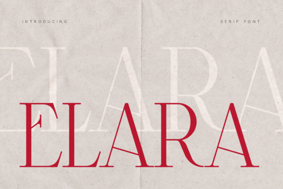 Elara: A Serif Font Built for Real Design Work