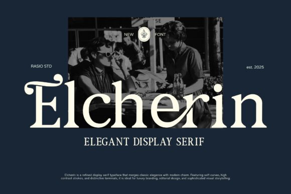 Elcherin: A Refined Display Serif for Digital Design