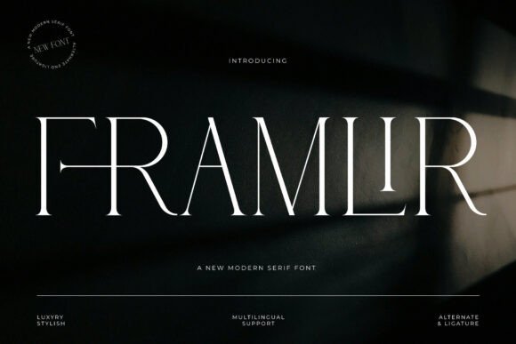 Framlir: A Cinematic Serif Font That Commands Attention in Digital Campaigns