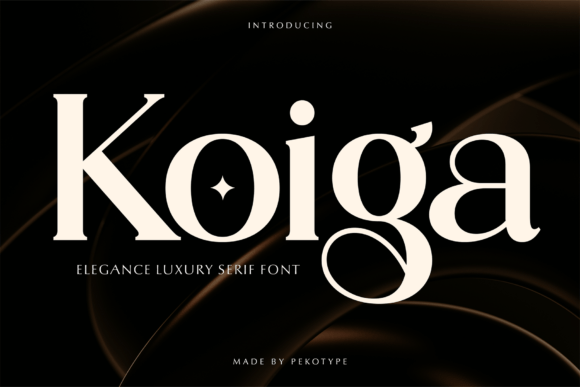 Koiga Serif Font: A Refined Typeface for Digital Design