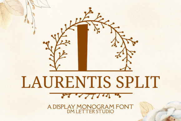 Laurentis Split Monogram: A Font for Polished Branding