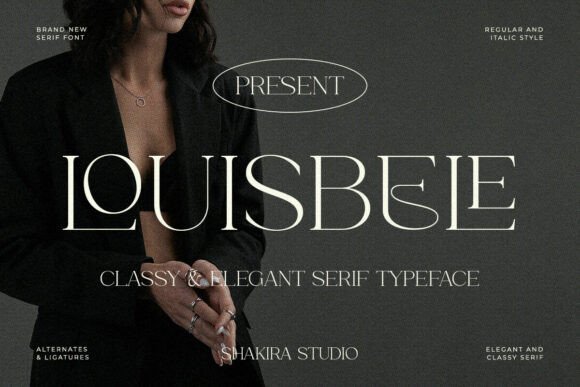 Louisbele Font: A Refined Serif for Editorial Branding