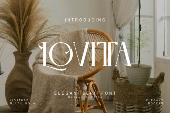 Lovitta caught my eye during a recent redesign of a boutique online store. The client wanted a more refined, elegant look that felt both modern and timeless. I was testing different serif fonts for the hero section when I stumbled on Lovitta. It immediately stood out with its graceful curves and balanced structure. It felt like the perfect bridge between classic typography and contemporary design.