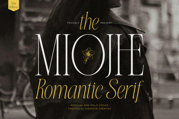 Miojhe: A Romantic Serif Font for Handmade Product Creators