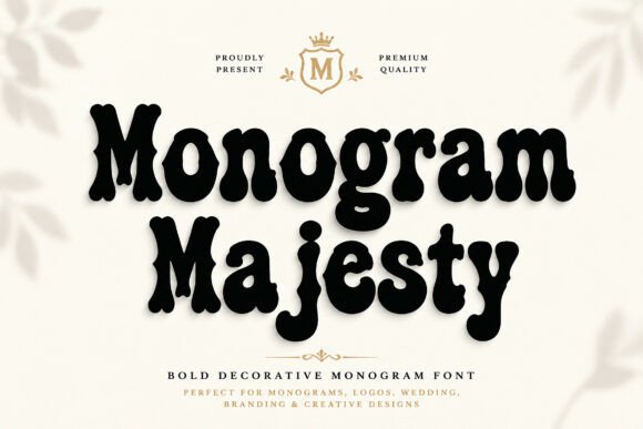 Monogram Majesty: A Decorative Font for Memorable Brand Identity