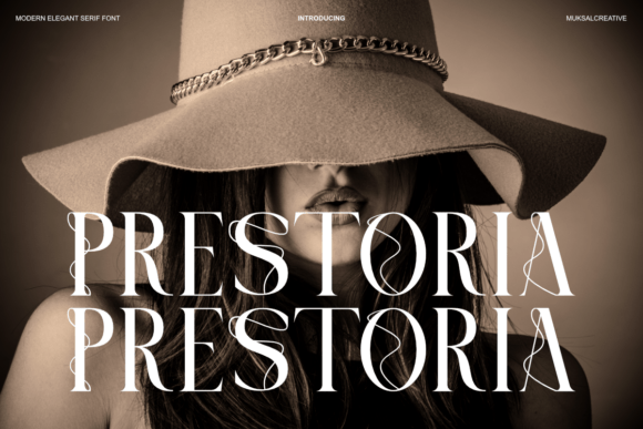 Prestoria: A Serif Font for Modern Business Branding