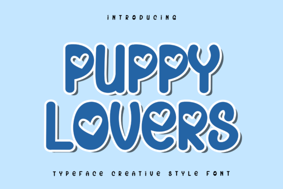 Puppy Lovers in Web Design: A Decorative Typeface for Digital Branding