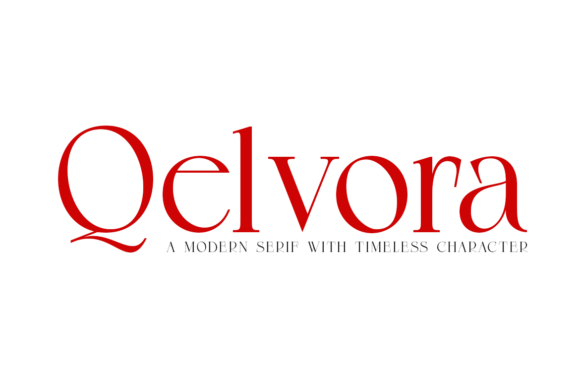 Qelvora: A Serif Typeface Built for Web Design
