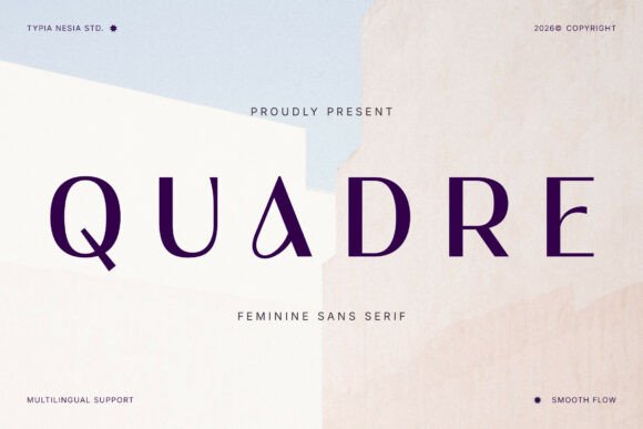 Quadre: A Sans Serif That Balances Character and Utility