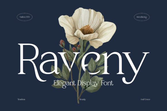 Raveny: A Refined Serif Font for Editorial Impact