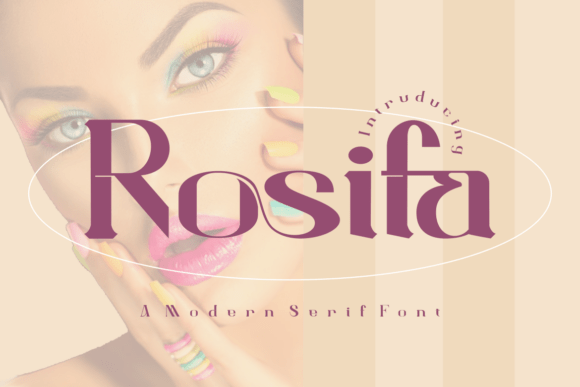 Rosifa: A Bold Serif Font for Editorial Design