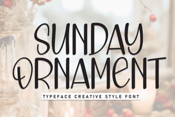 Sunday Ornament: A Handwritten Font for Warmth and Style