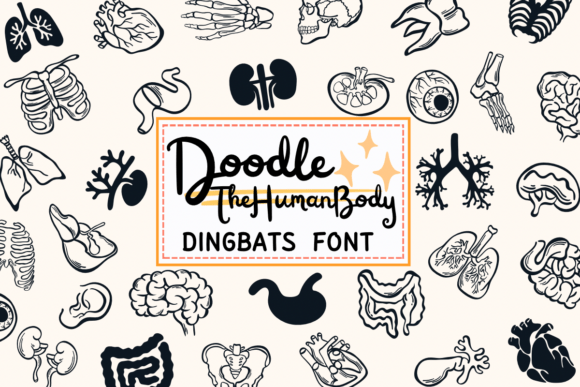 The Human Body Font for Editorial Design