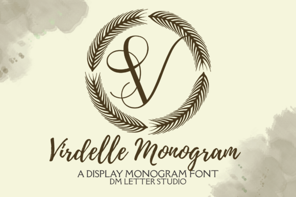 Virdelle Monogram: A Refined Display Typeface for Digital Branding